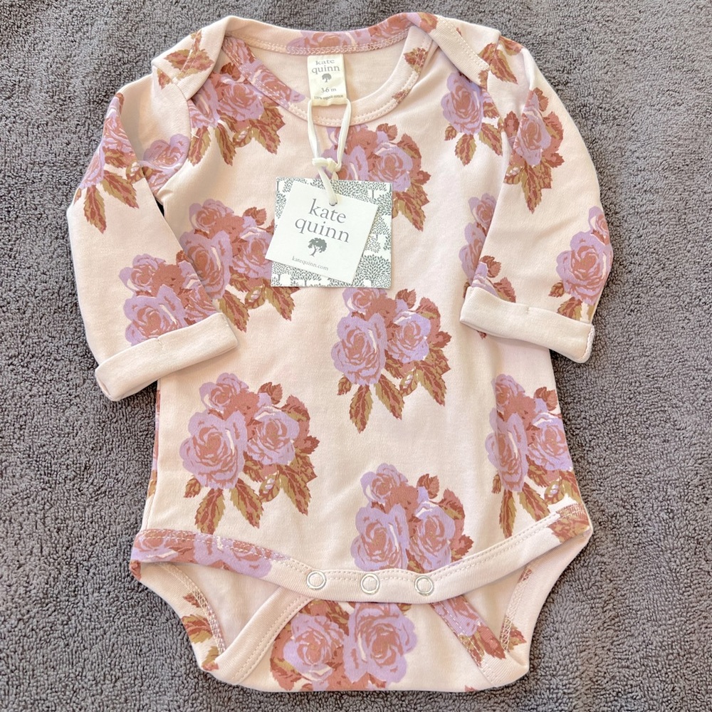 NWT Kate Quinn Floral Onesie 3-6 Months